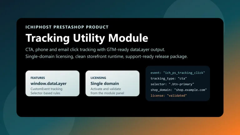 Επέκταση live support και ενημερώσεων - Module καταγραφής PrestaShop - 12 μήνες