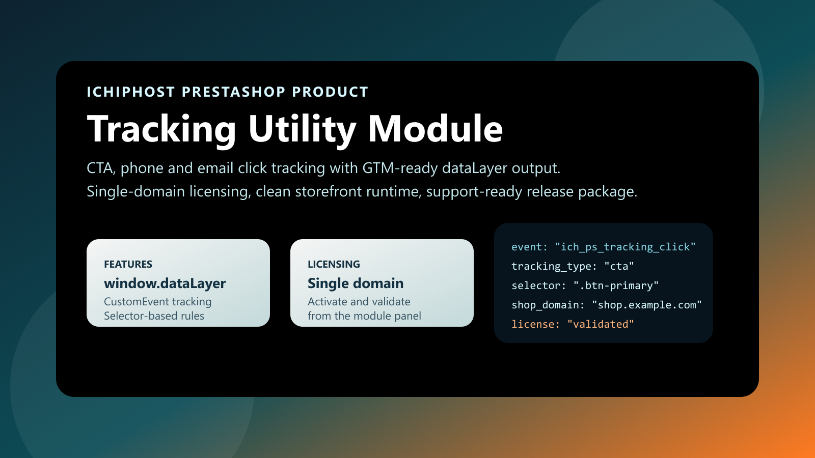 PrestaShop Tracking Utility Module